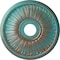 Ekena Millwork Berkshire Medallion (Canopies up to 6 3/8"), 20 1/8"OD x 3 7/8"ID x 1 7/8"P, Copper Green Patina CM20BE1CGS - alternate 1